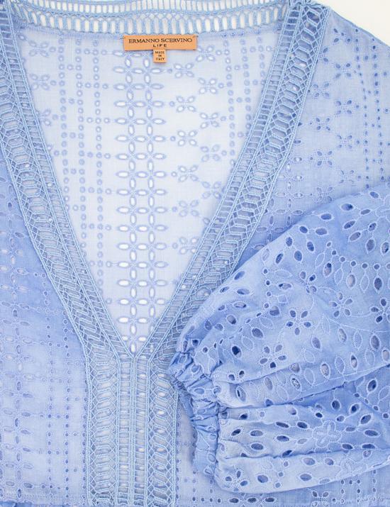  에르마노 설비노 숏팬츠 D424K324SZB R4207 RICAMO SANDAL BLUE - ERMANNO SCERVINO