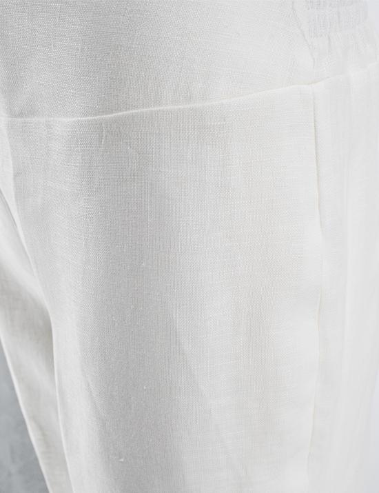  에르마노 설비노 스트레이트 팬츠 D424P600FQN 10602 SNOW WHITE OFF WHITE - ERMANNO SCERVINO