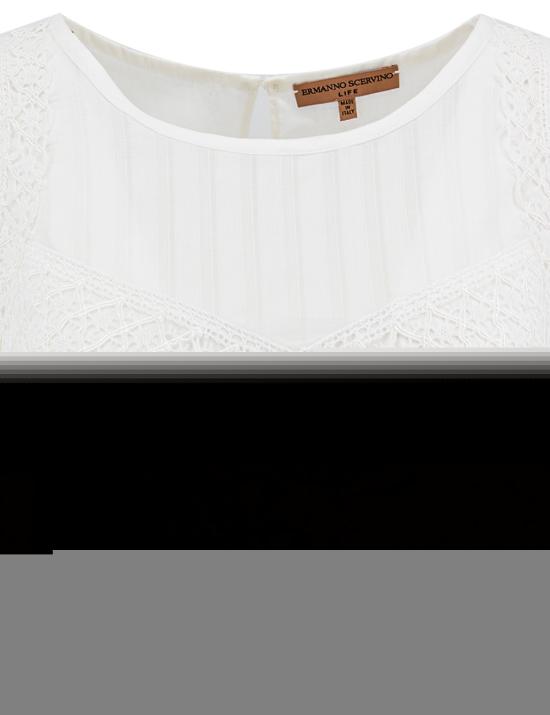  에르마노 설비노 숏팬츠 D424Q607FWF 10602 SNOW WHITE OFF WHITE - ERMANNO SCERVINO