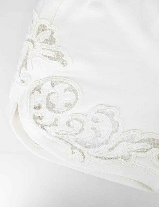  에르마노 설비노 숏팬츠 D425P300RFVV 10601 BRIGHT WHITE - ERMANNO SCERVINO