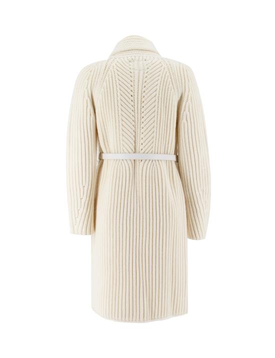 24FW 에르마노 설비노 코트 D435D303CFNWW 14800 BLANC DE BLANC OFF WHITE - ERMANNO SCERVINO