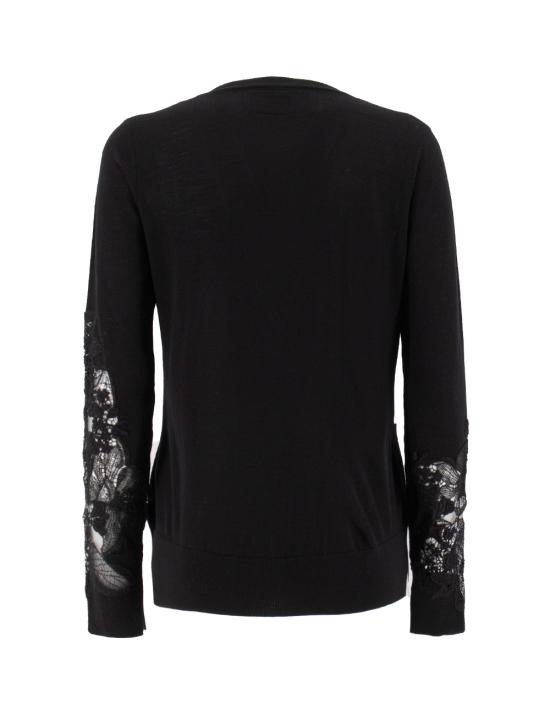 24FW 에르마노 설비노 가디건 D435M302APATL 95708 BLACK - ERMANNO SCERVINO