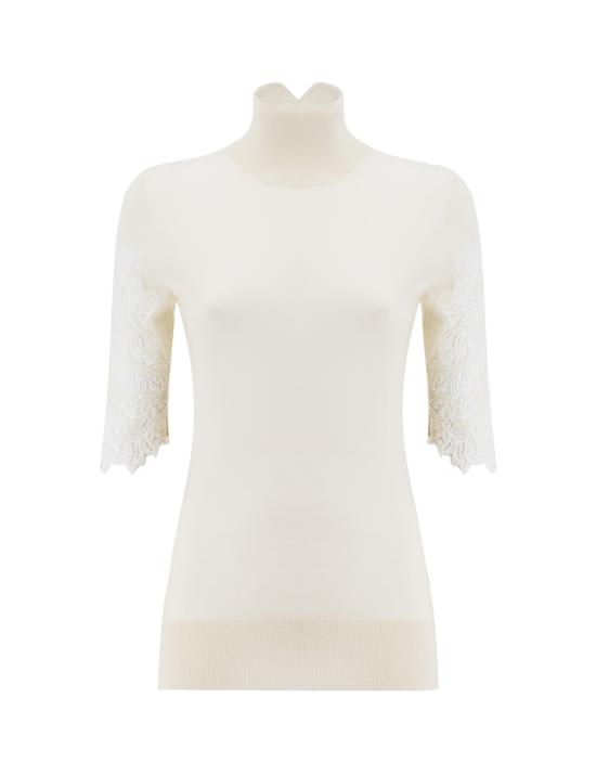 24FW 에르마노 설비노 반팔 티셔츠 D435M744APSOO 10602 SNOW WHITE OFF WHITE