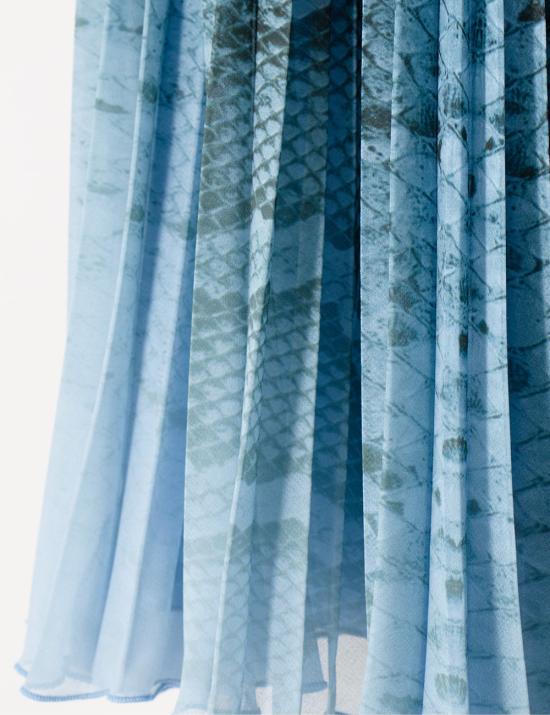  에르마노 설비노 숏팬츠 D442O309FDZWE S4429 ST PITONE AZZURRO - ERMANNO SCERVINO