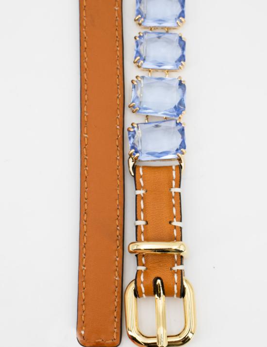  에르마노 설비노 벨트 D443T310ONZ Y4417 ORO OC2 LIGHT SAPPHIRE - ERMANNO SCERVINO