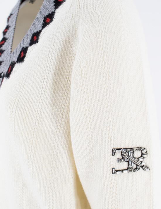 25FW 에르마노 설비노 긴팔 티셔츠 D454M505LGFJG D4514 BATIK 02 251 311 306 - ERMANNO SCERVINO