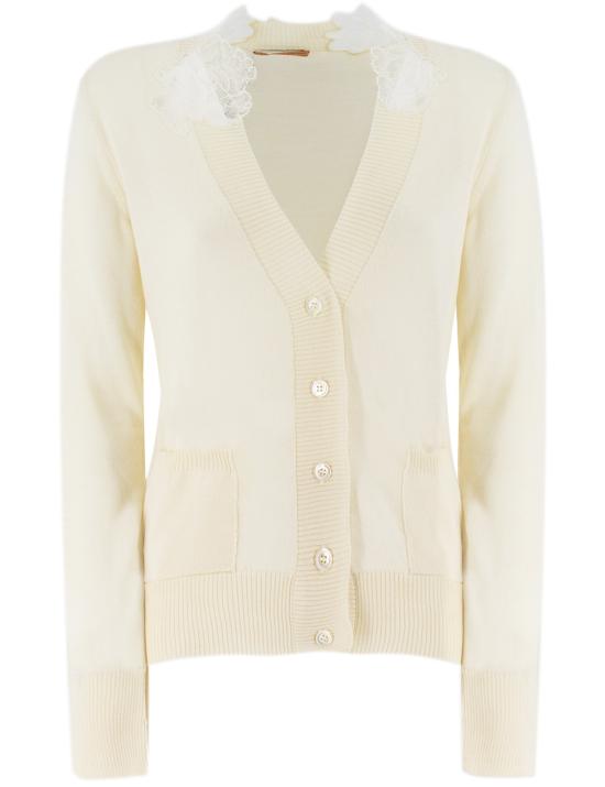 25FW 에르마노 설비노 가디건 D454N509APTQN 10602 SNOW WHITE OFF WHITE