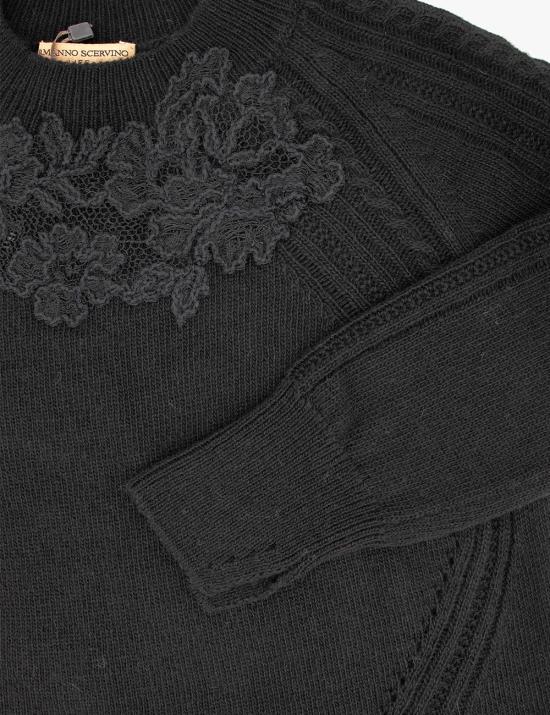 25FW 에르마노 설비노 스트레이트 팬츠 D454Q500APDYI 95708 BLACK - ERMANNO SCERVINO