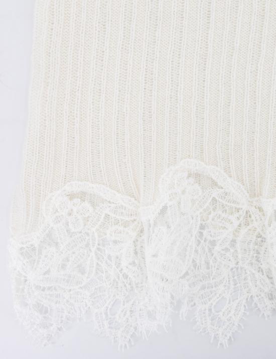 25FW 에르마노 설비노 반팔 티셔츠 D455L728APONN 10602 SNOW WHITE OFF WHITE - ERMANNO SCERVINO