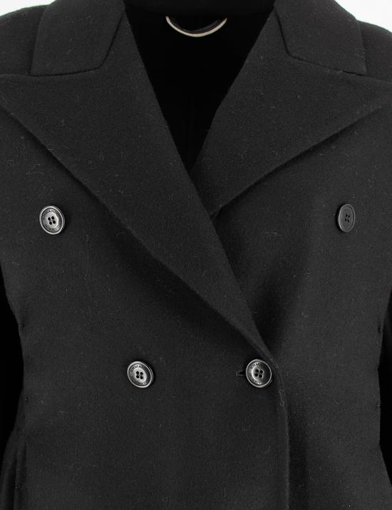 25FW 에르마노 설비노 코트 D456D316RHNG 95708 BLACK - ERMANNO SCERVINO