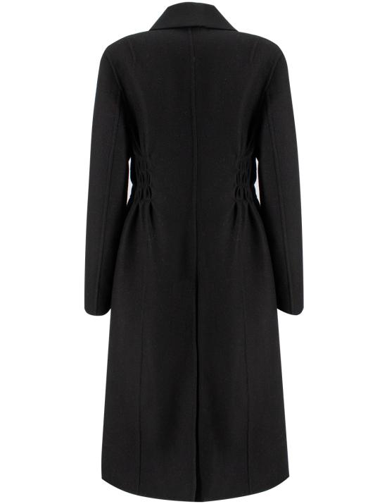 25FW 에르마노 설비노 코트 D456D316RHNG 95708 BLACK - ERMANNO SCERVINO