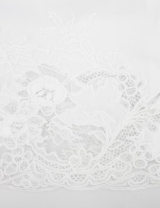 25SS 에르마노 설비노 긴팔 티셔츠 D462K304GCX 10601 BRIGHT WHITE OTTICO - ERMANNO SCERVINO