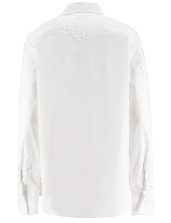 25SS 에르마노 설비노 긴팔 티셔츠 D462K338BQP 10601 BRIGHT WHITE OTTICO - ERMANNO SCERVINO