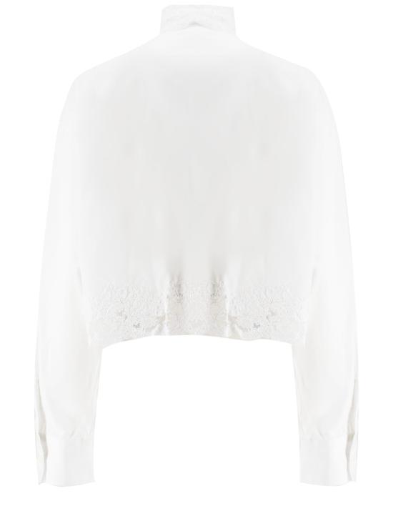 25SS 에르마노 설비노 긴팔 티셔츠 D462K398QYK 10601 BRIGHT WHITE OTTICO - ERMANNO SCERVINO