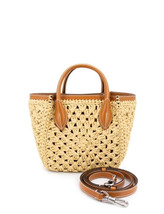 25SS 에르마노 설비노 숄더백 D463S352FMRDM 30815 BANANA CREPE BIONDO - ERMANNO SCERVINO