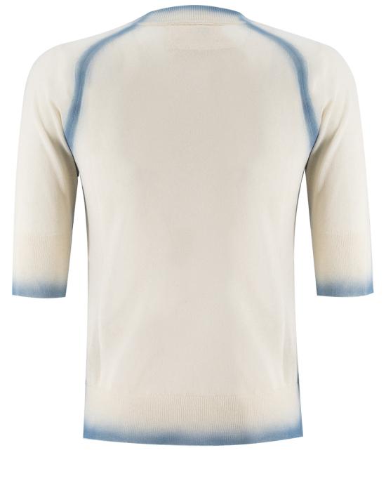 25SS 에르마노 설비노 반팔 티셔츠 D465L301STEKR S4618 ST SFUMATA DENIM - ERMANNO SCERVINO