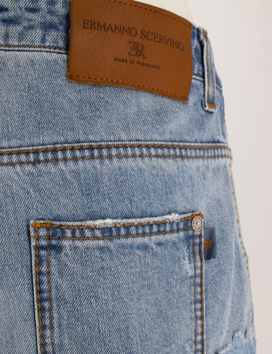 25SS 에르마노 설비노 숏팬츠 D467P325IFKV 94037 BRIGHT COBALT - ERMANNO SCERVINO