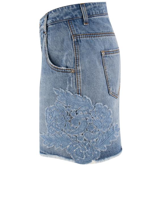 25SS 에르마노 설비노 숏팬츠 D467P325IFKV 94037 BRIGHT COBALT - ERMANNO SCERVINO