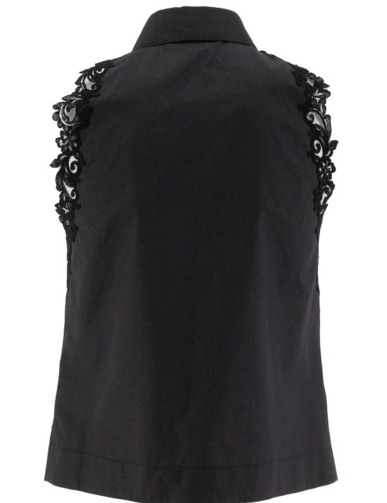 25SS 에르마노 설비노 민소매 티셔츠 D464K606OVZ 95708 BLACK - ERMANNO SCERVINO