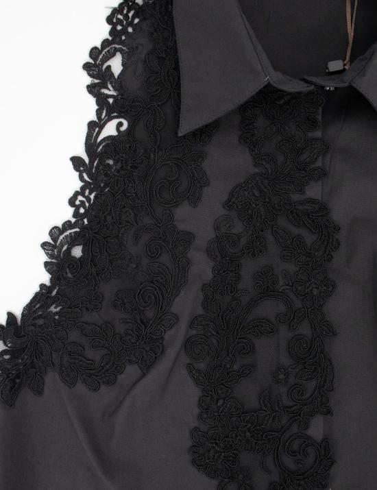 25SS 에르마노 설비노 민소매 티셔츠 D464K606OVZ 95708 BLACK - ERMANNO SCERVINO