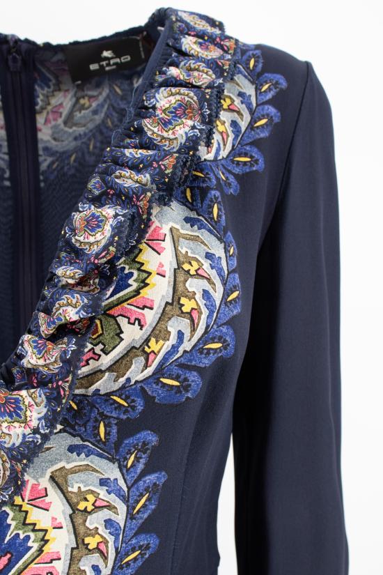 24FW 에트로 긴팔 티셔츠 11645 5148 200 BLU - ETRO