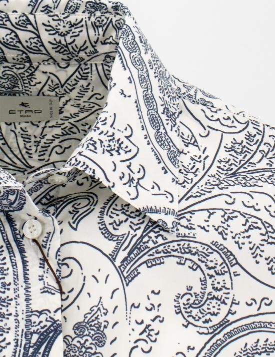  에트로 긴팔 티셔츠 12403 4591 990 WHITE - ETRO