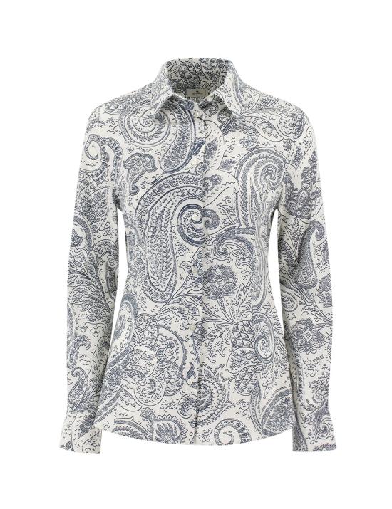  에트로 긴팔 티셔츠 12403 4591 990 WHITE