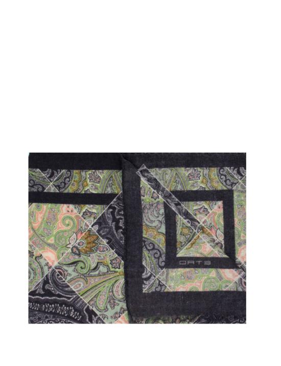 25FW 에트로 머플러/스카프 WATA0005 AV465 X0805 PRINT ON WHITE BASE - ETRO