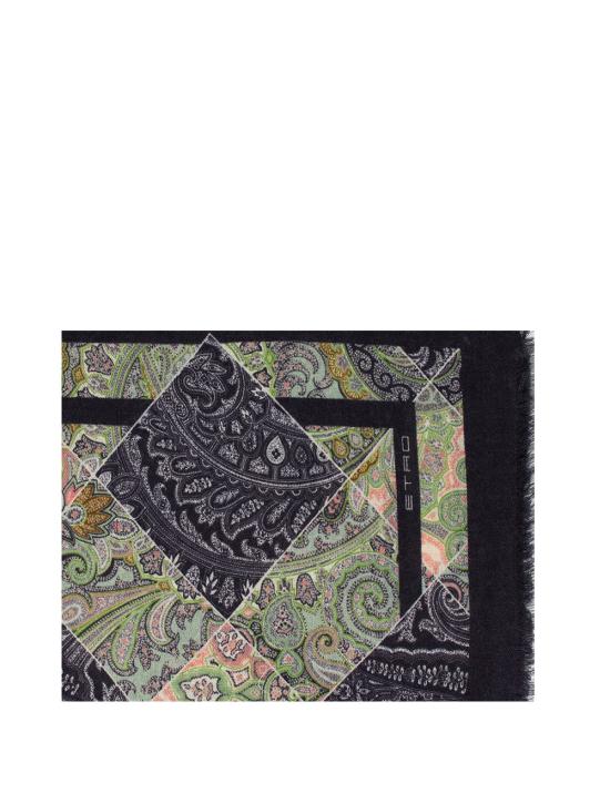 25FW 에트로 머플러/스카프 WATA0005 AV465 X0805 PRINT ON WHITE BASE