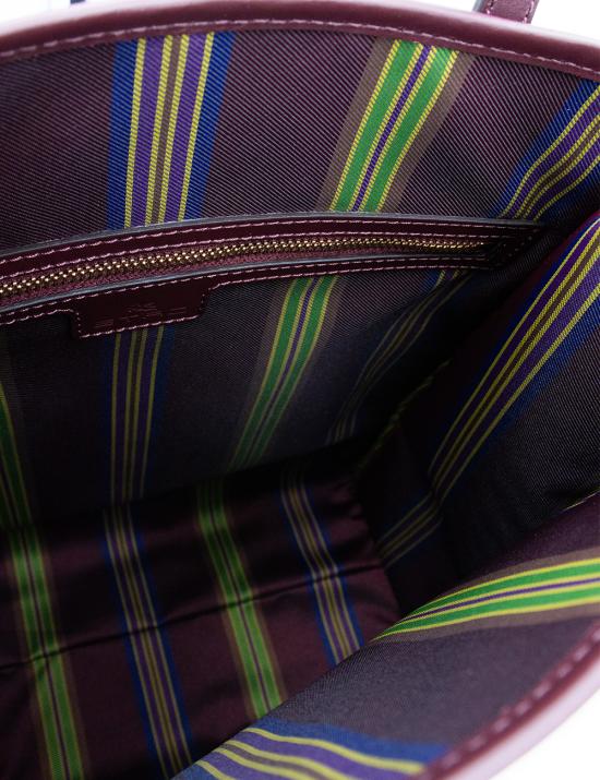 25FW 에트로 토트백 WP1D0022 AQ039 S9883 MULTICOLOR ON BLUE BASE - ETRO