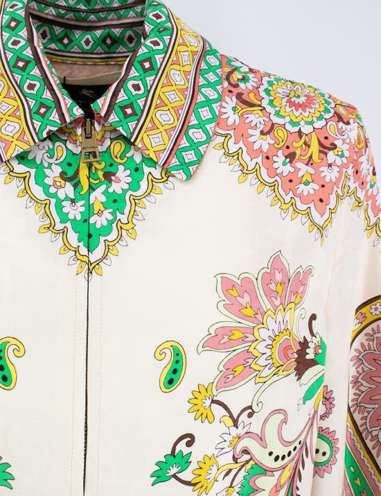 25SS 에트로 가디건 WRBA0042 99SPD83 X0802 PRINT ON WHITE BASE - ETRO