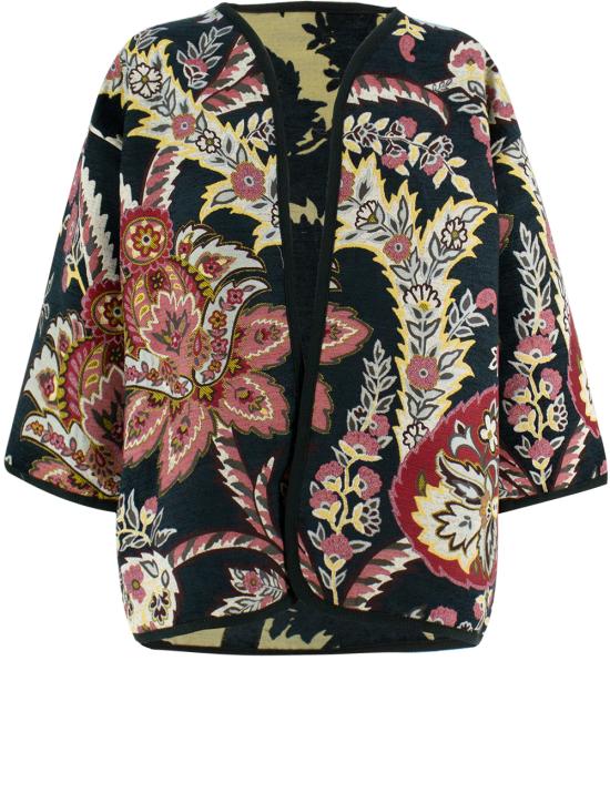 25FW 에트로 자켓 WRCA0045 99TJE81 S9890 MULTICOLOR ON GREEN BASE