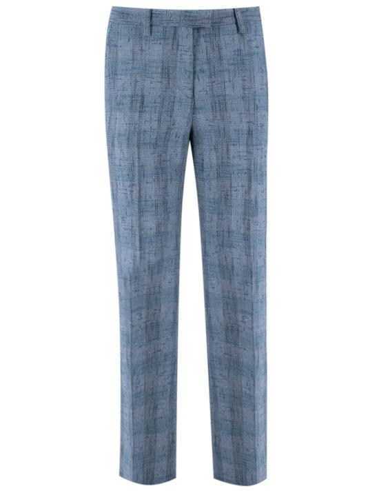 25SS 에트로 스트레이트 팬츠 WREA0001 99TTE36 S9883 MULTICOLOUR ON BLUE BASE