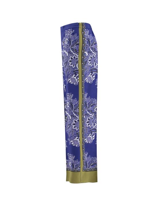  에트로 스트레이트 팬츠 WREA0014 AK012 X0883 PRINT ON BLUE BASE - ETRO