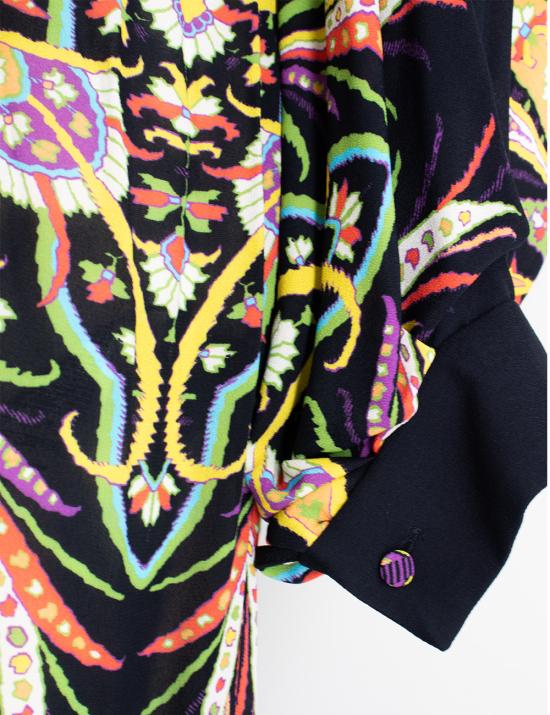  에트로 스트레이트 팬츠 WRHA0067 99SP436 X0810 PRINT ON BLACK BASE - ETRO