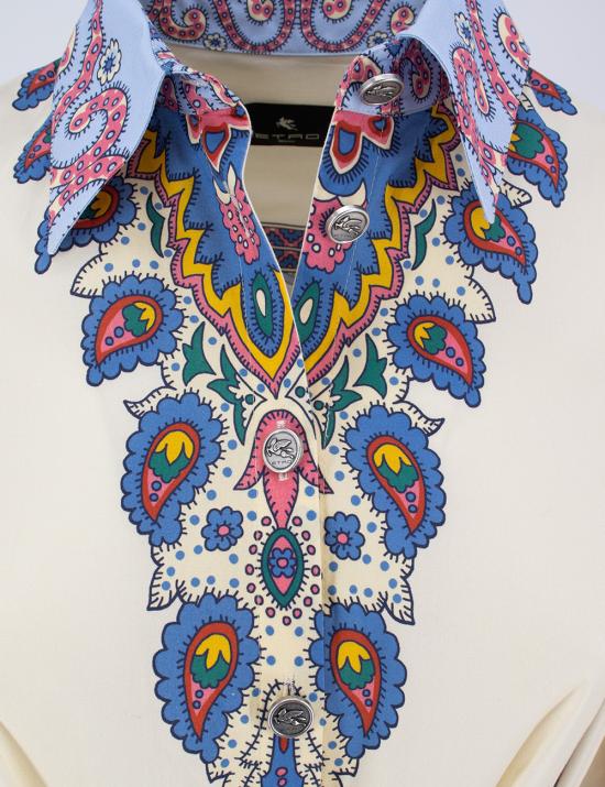 25SS 에트로 스트레이트 팬츠 WRHA0195 AV622 X0800 PRINT ON WHITE BASE - ETRO