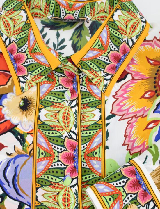  에트로 긴팔 티셔츠 WRIA0013 AK028 X0800 PRINT ON WHITE BASE - ETRO