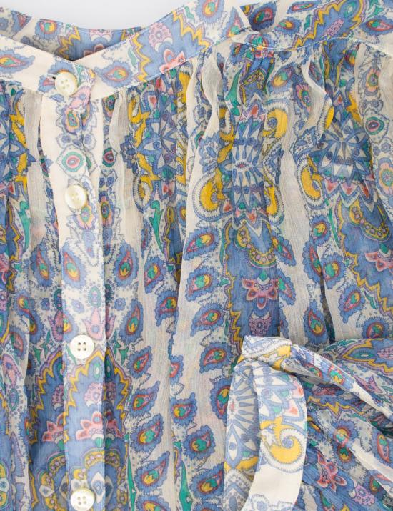 25SS 에트로 긴팔 티셔츠 WRIA0048 99SA1G2 X0800 PRINT ON WHITE BASE - ETRO