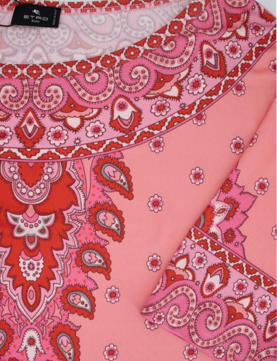 25SS 에트로 긴팔 티셔츠 WRJA0026 99IPD11 X0872 PINK - ETRO