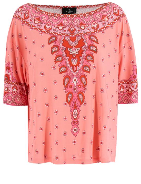 25SS 에트로 긴팔 티셔츠 WRJA0026 99IPD11 X0872 PINK