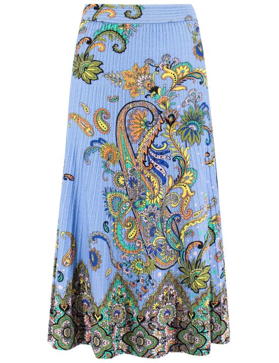 25SS 에트로 스트레이트 팬츠 WRKB0037 AK542 X0885 PRINT ON BLUE BASE