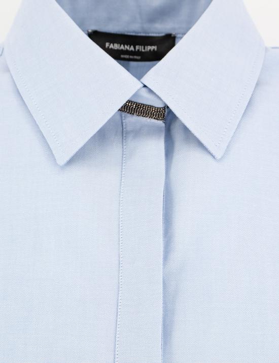 24FW 파비아나 필리피 긴팔 티셔츠 CAD223F280H845 5143 AZZURRO CIELO - FABIANA FILIPPI