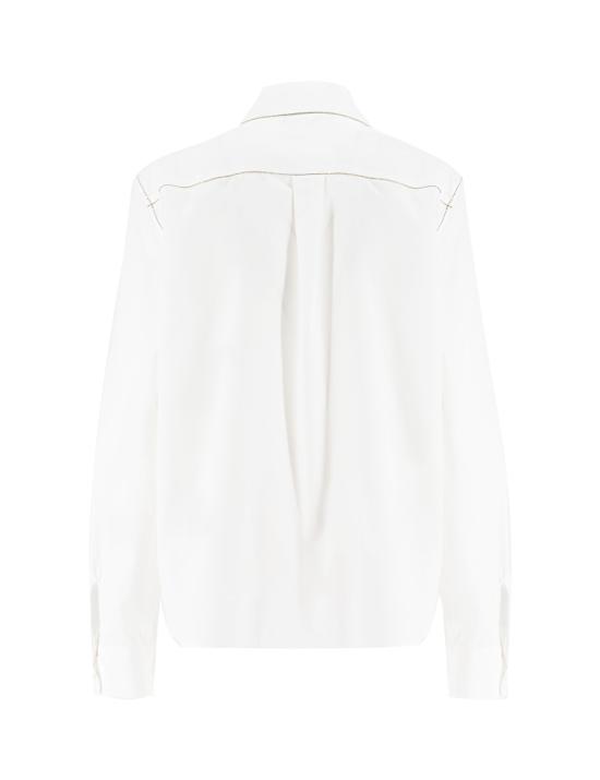  파비아나 필리피 긴팔 티셔츠 CAD264F233D650 21 BIANCO OTTICO - FABIANA FILIPPI