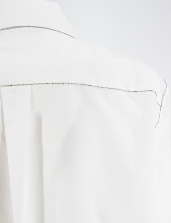  파비아나 필리피 긴팔 티셔츠 CAD264F233D650 21 BIANCO OTTICO - FABIANA FILIPPI