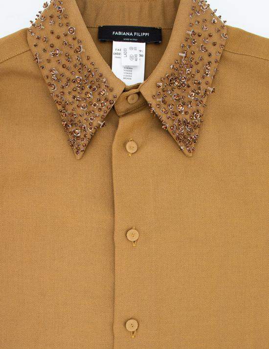  파비아나 필리피 반팔 티셔츠 CAD274F241D544 1255 DESERTO - FABIANA FILIPPI