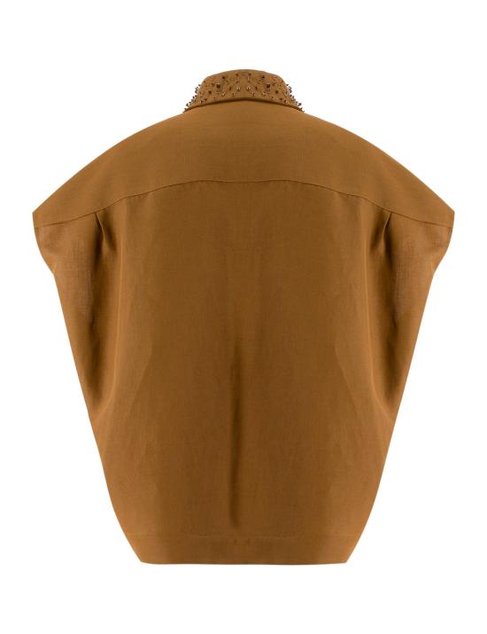  파비아나 필리피 반팔 티셔츠 CAD274F241D544 1255 DESERTO - FABIANA FILIPPI