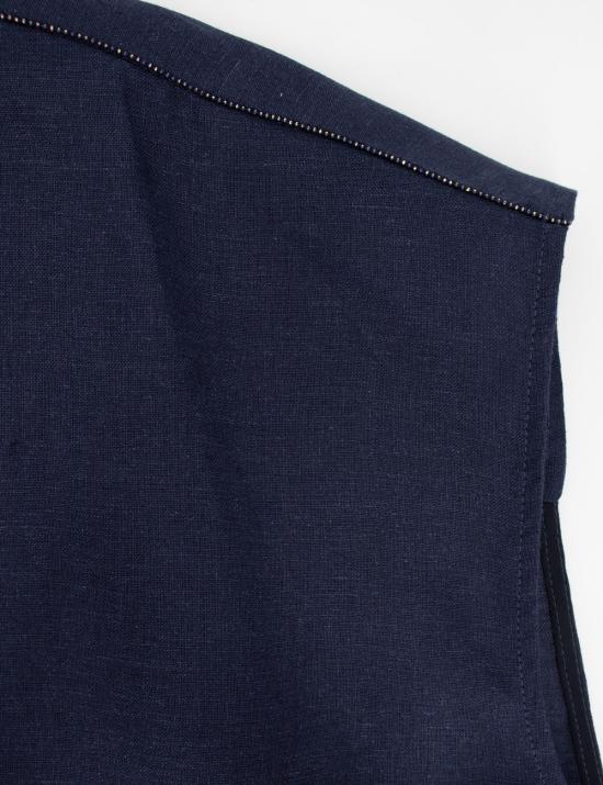 25SS 파비아나 필리피 반팔 티셔츠 CAD275F883L377 5146 BLU NOTTE - FABIANA FILIPPI