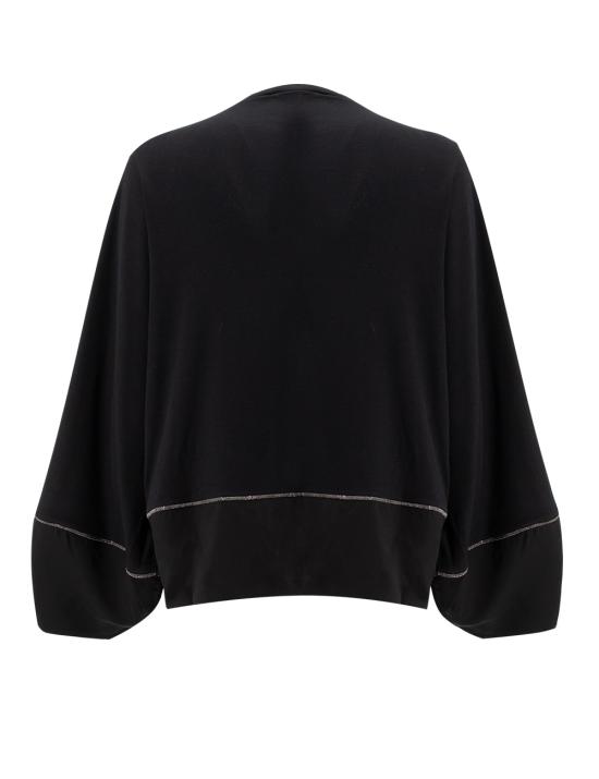 24FW 파비아나 필리피 긴팔 티셔츠 JED213F112H653 VR4 NERO - FABIANA FILIPPI