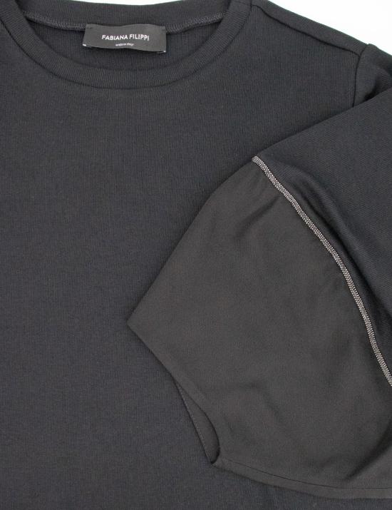 24FW 파비아나 필리피 긴팔 티셔츠 JED213F112H653 VR4 NERO - FABIANA FILIPPI