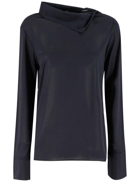 25FW 파비아나 필리피 긴팔 티셔츠 JED214F102D639 5146 BLU NOTTE